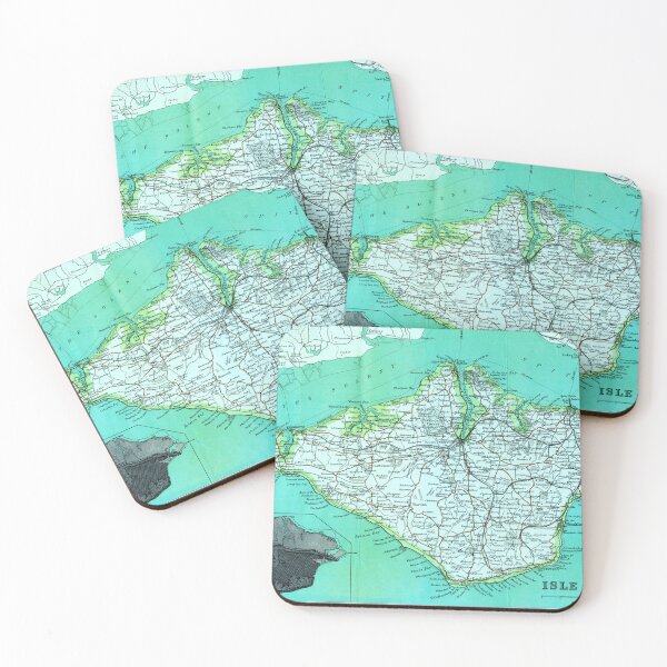 Item preview, Map from Isle of Wight (1908)  designed and sold by Francespoppy.