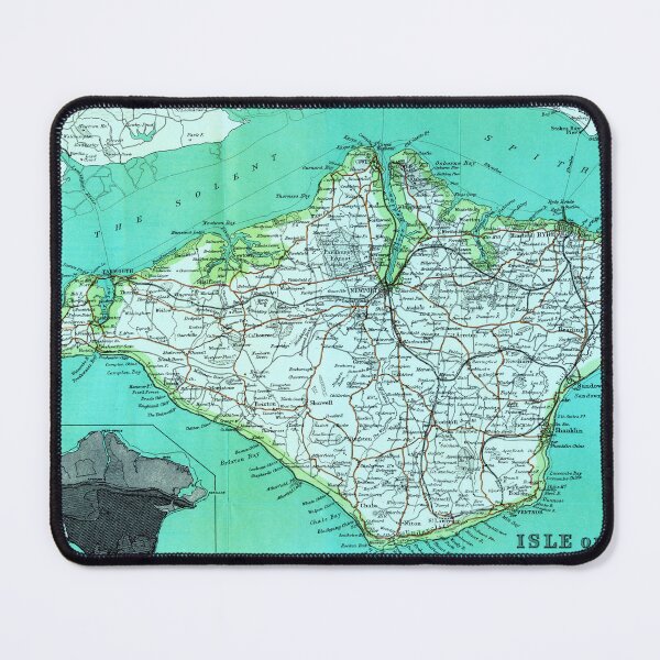 Item preview, Map from Isle of Wight (1908)  designed and sold by Francespoppy.