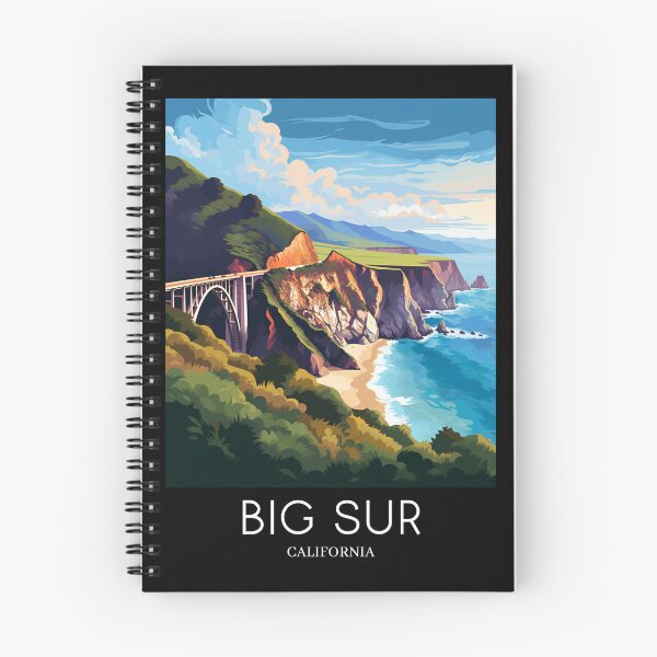 Item preview, A Pop Art Travel Print of Big Sur - California - US  designed and sold by StudioRedKoala.