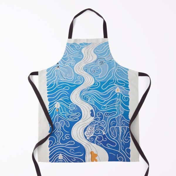 Item preview, Harmonious Mantas and Watercolors: An Asian-inspired Abstraction designed and sold by Piotrek0001.