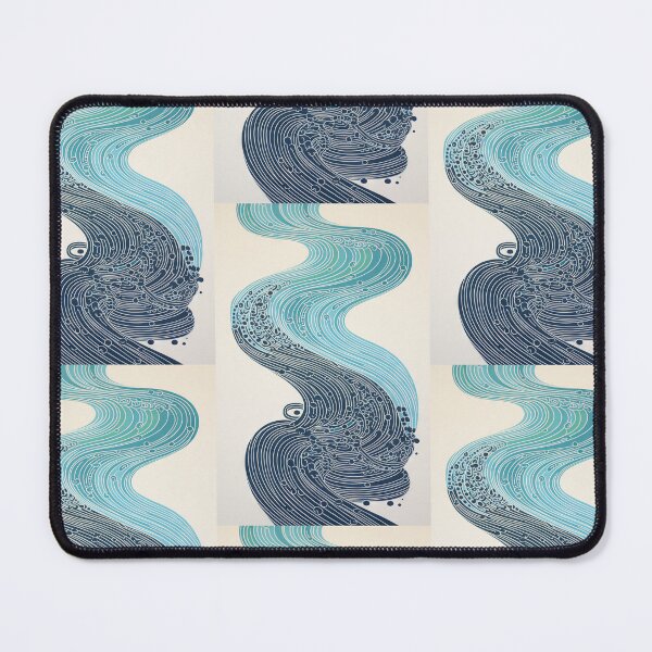 Item preview, Harmonious Mantas and Watercolors: An Asian-inspired Abstraction designed and sold by Piotrek0001.