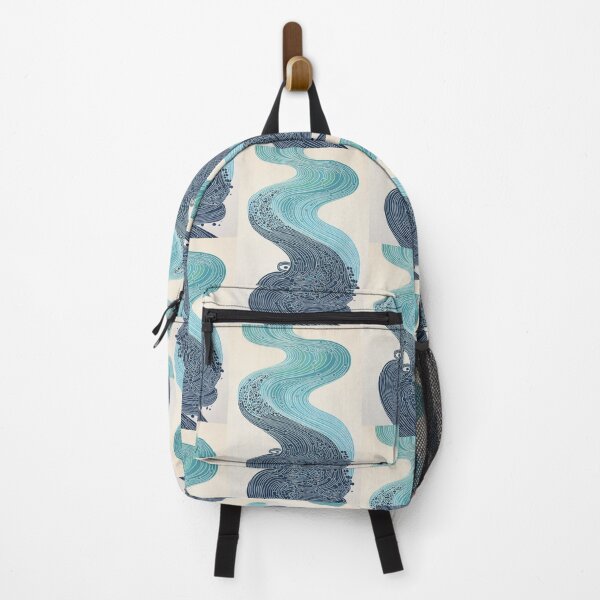 Item preview, Harmonious Mantas and Watercolors: An Asian-inspired Abstraction designed and sold by Piotrek0001.