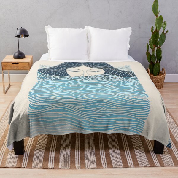 Item preview, Harmonious Mantas and Watercolors: An Asian-inspired Abstraction designed and sold by Piotrek0001.