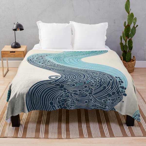 Item preview, Harmonious Mantas and Watercolors: An Asian-inspired Abstraction designed and sold by Piotrek0001.
