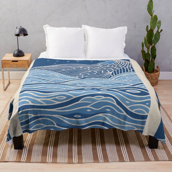 Item preview, Harmonious Mantas and Watercolors: An Asian-inspired Abstraction designed and sold by Piotrek0001.