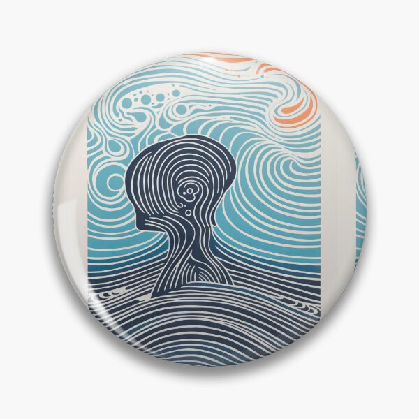 Item preview, Harmonious Mantas and Watercolors: An Asian-inspired Abstraction designed and sold by Piotrek0001.