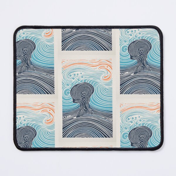 Item preview, Harmonious Mantas and Watercolors: An Asian-inspired Abstraction designed and sold by Piotrek0001.