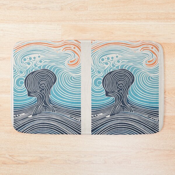 Item preview, Harmonious Mantas and Watercolors: An Asian-inspired Abstraction designed and sold by Piotrek0001.