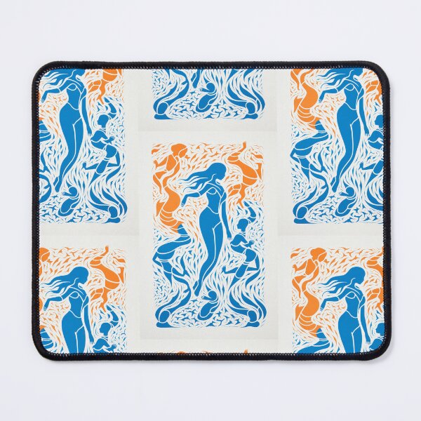 Item preview, Harmonious Mantas and Watercolors: An Asian-inspired Abstraction designed and sold by Piotrek0001.