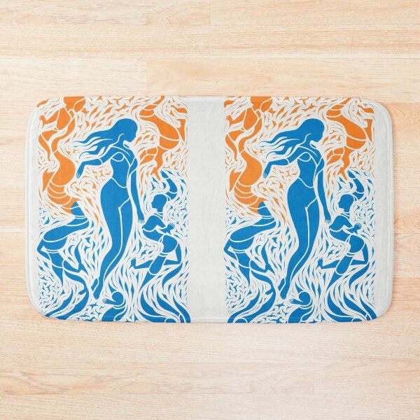 Item preview, Harmonious Mantas and Watercolors: An Asian-inspired Abstraction designed and sold by Piotrek0001.
