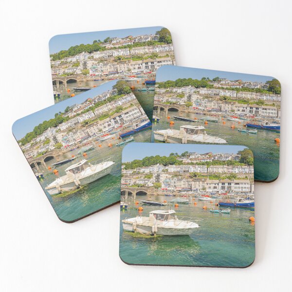 Item preview, East Looe River at high tide - Looe, Cornwall, UK. designed and sold by HazyApplePhoto.