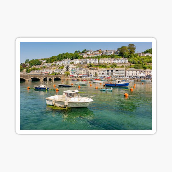 Item preview, East Looe River at high tide - Looe, Cornwall, UK. designed and sold by HazyApplePhoto.