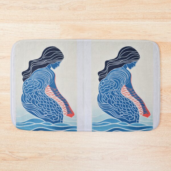 Item preview, Harmonious Mantas and Watercolors: An Asian-inspired Abstraction designed and sold by Piotrek0001.