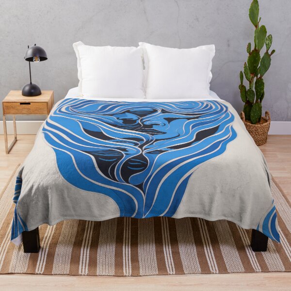 Item preview, Harmonious Mantas and Watercolors: An Asian-inspired Abstraction designed and sold by Piotrek0001.