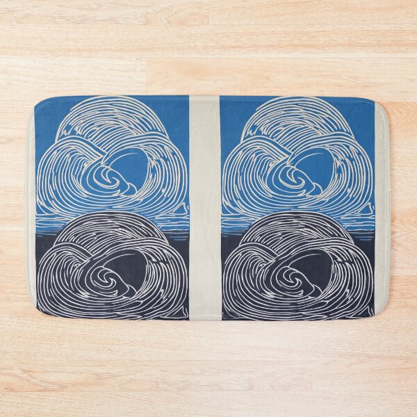 Item preview, Harmonious Mantas and Watercolors: An Asian-inspired Abstraction designed and sold by Piotrek0001.