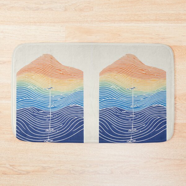 Item preview, Harmonious Mantas and Watercolors: An Asian-inspired Abstraction designed and sold by Piotrek0001.
