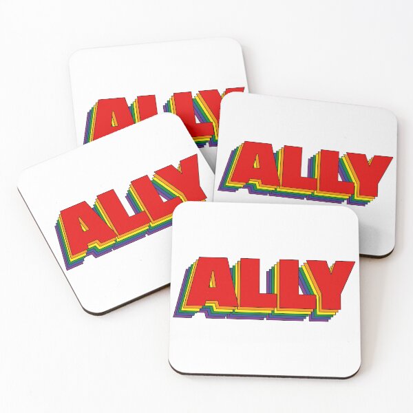 Item preview, ALLY - LGBTQ Rainbow Colors designed and sold by thebigleebowski.