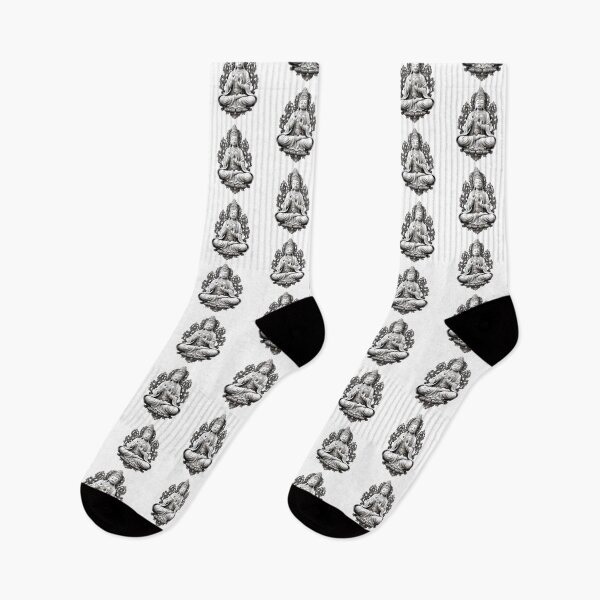Item preview, Black White buddha Digital Art, buddha Modern art 3D  designed and sold by MartynGrey.