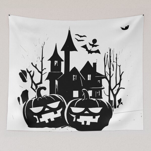 Item preview, halloween scene designed and sold by Art4PrintGifts.