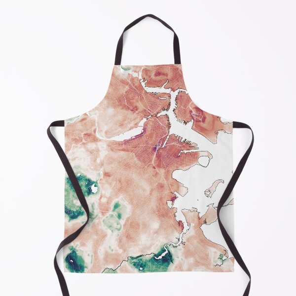 Item preview, Climate Change: Boston Summer Evening Urban Heat in watermelon designed and sold by DreamingBeetle.