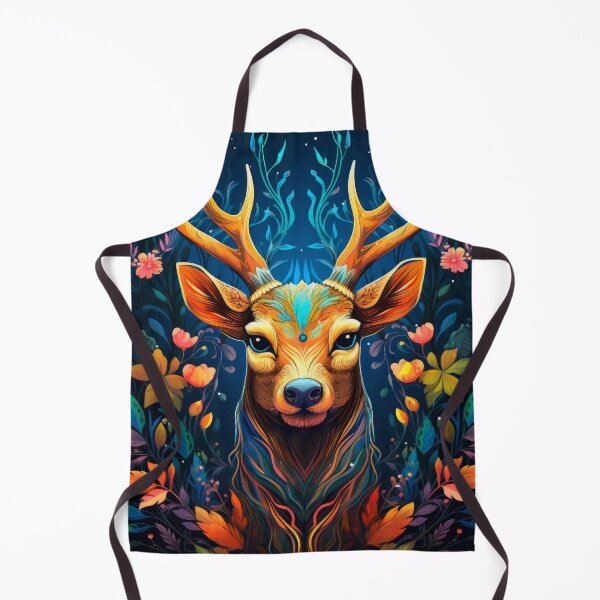 Item preview, Colorful illustration of a deer in the forest. designed and sold by MargaretWiktor.