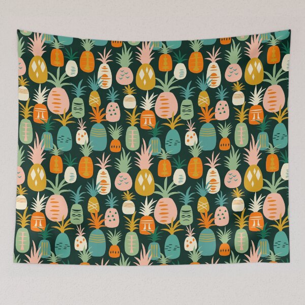 Item preview, Mid Century Modern Pineapples designed and sold by AlohaSadie.