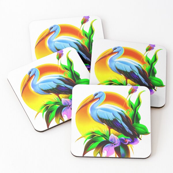 Item preview, Street Art stork and flowers designed and sold by NEUMANN ArtWear Boutique.