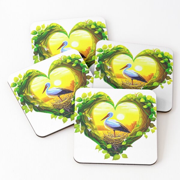 Item preview, Street Art stork and heart designed and sold by NEUMANN ArtWear Boutique.