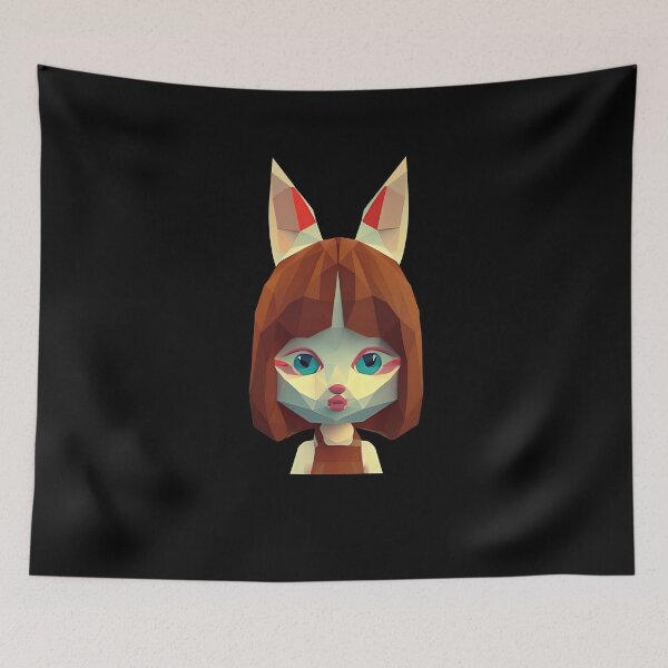 Aperçu de l'œuvre Fille de lapin au gingembre créée et vendue par PolygonXYZ.