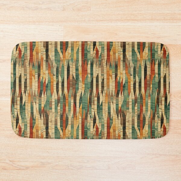 Item preview, Modern Ikat Textile Art Pattern No4 designed and sold by Atomura.