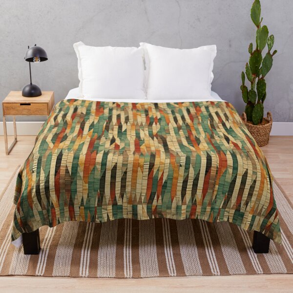 Item preview, Modern Ikat Textile Art Pattern No4 designed and sold by Atomura.