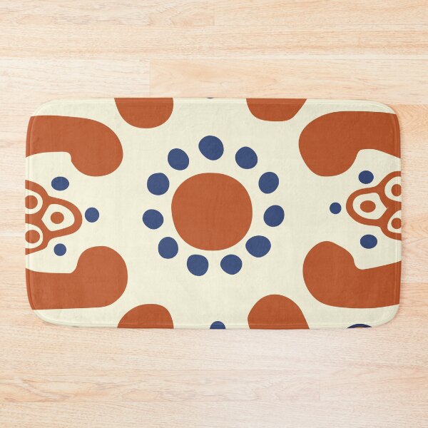 Item preview, Mexican Talavera Classic Tile - Rosario, Monaco - Orange designed and sold by elizdesign.