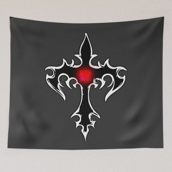 Item preview, Goth Cross With Ruby designed and sold by SoLunAgua ..