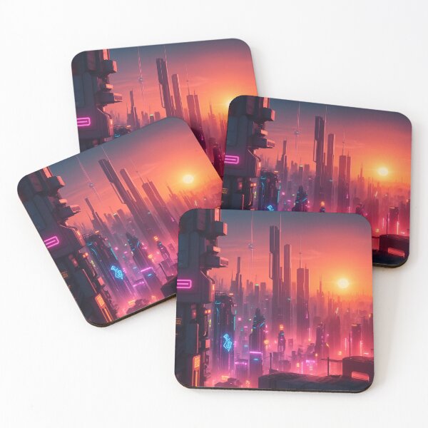 Item preview, sunset cybercity designed and sold by etjcavas.