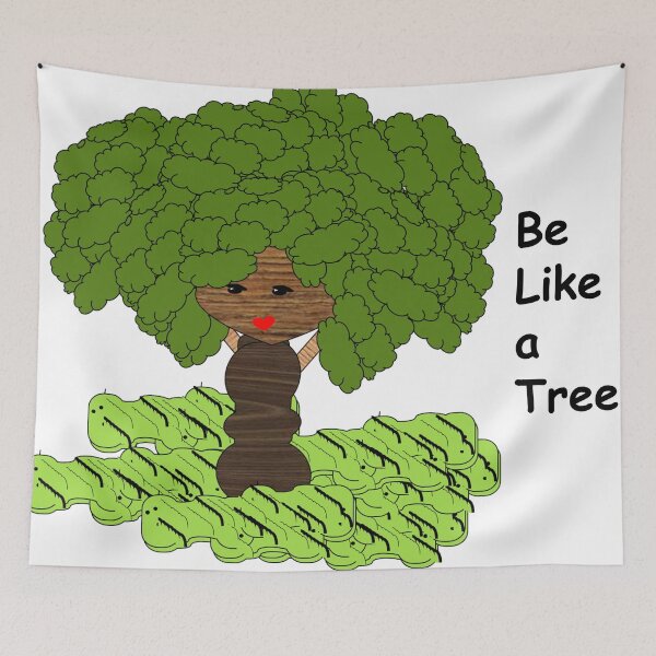 Item preview, Be Like a Tree 2 designed and sold by marichuwill.