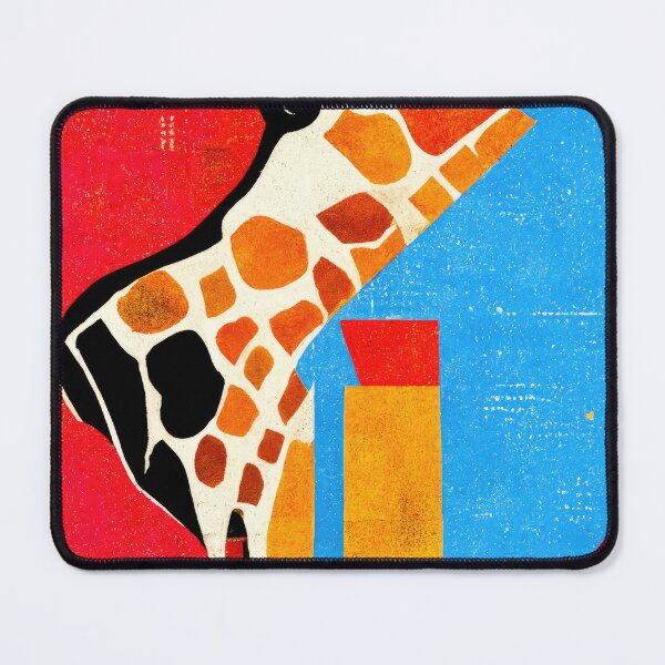 Item preview, Simplistic & Minimalistic African Giraffe Art Collection designed and sold by ArtificialGenes.