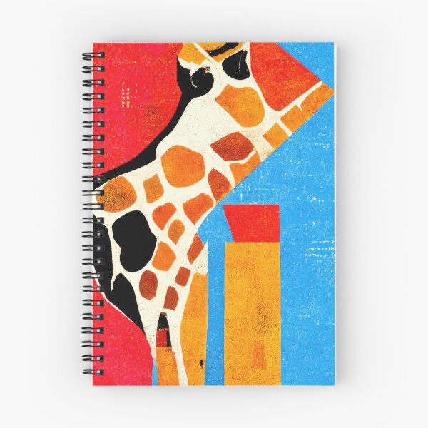 Item preview, Simplistic & Minimalistic African Giraffe Art Collection designed and sold by ArtificialGenes.