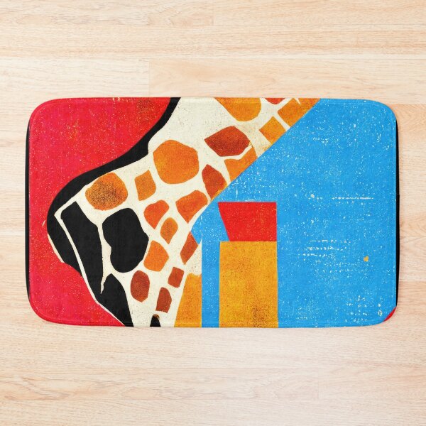 Item preview, Simplistic & Minimalistic African Giraffe Art Collection designed and sold by ArtificialGenes.