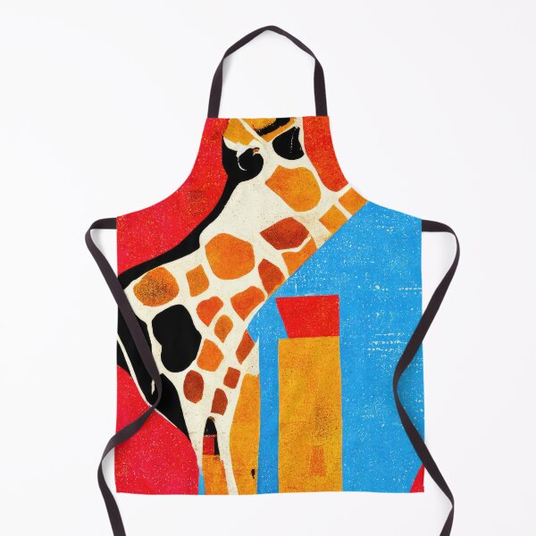 Item preview, Simplistic & Minimalistic African Giraffe Art Collection designed and sold by ArtificialGenes.