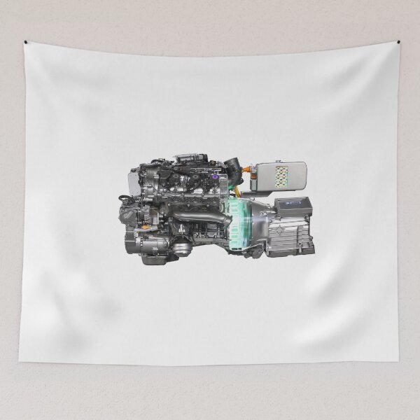Item preview, v6 car hybrid engine isolated designed and sold by goceris.
