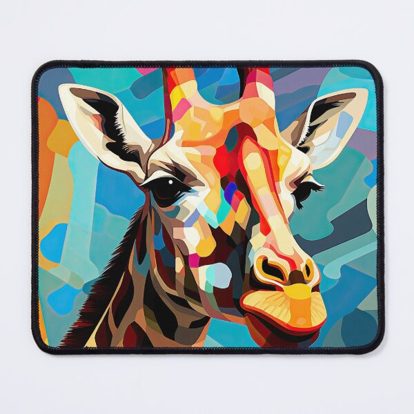 Item preview, Simplistic & Minimalistic African Giraffe Art Collection designed and sold by ArtificialGenes.
