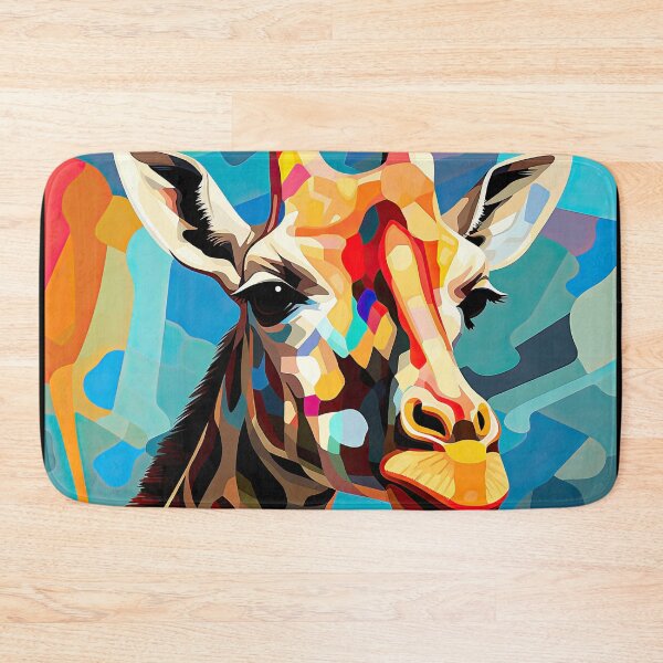 Item preview, Simplistic & Minimalistic African Giraffe Art Collection designed and sold by ArtificialGenes.