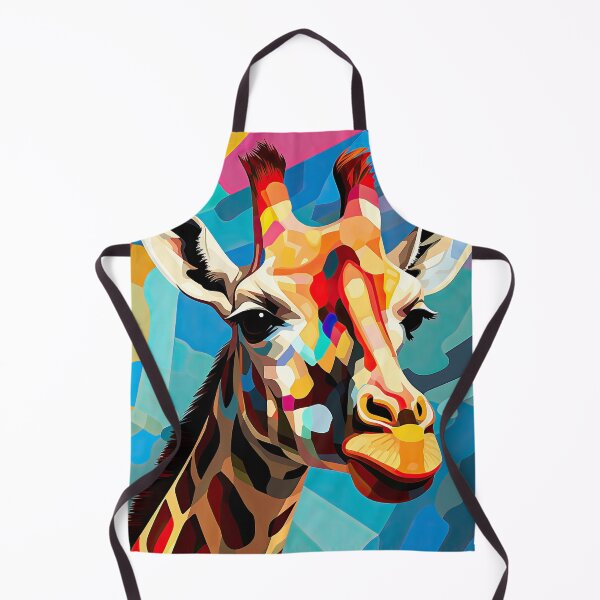 Item preview, Simplistic & Minimalistic African Giraffe Art Collection designed and sold by ArtificialGenes.