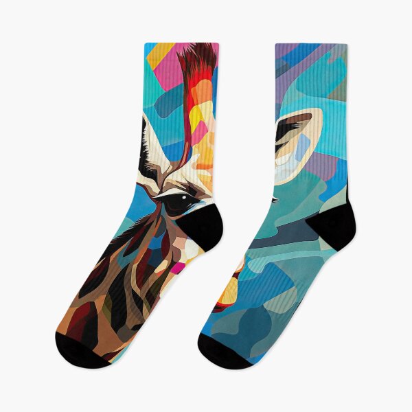Item preview, Simplistic & Minimalistic African Giraffe Art Collection designed and sold by ArtificialGenes.