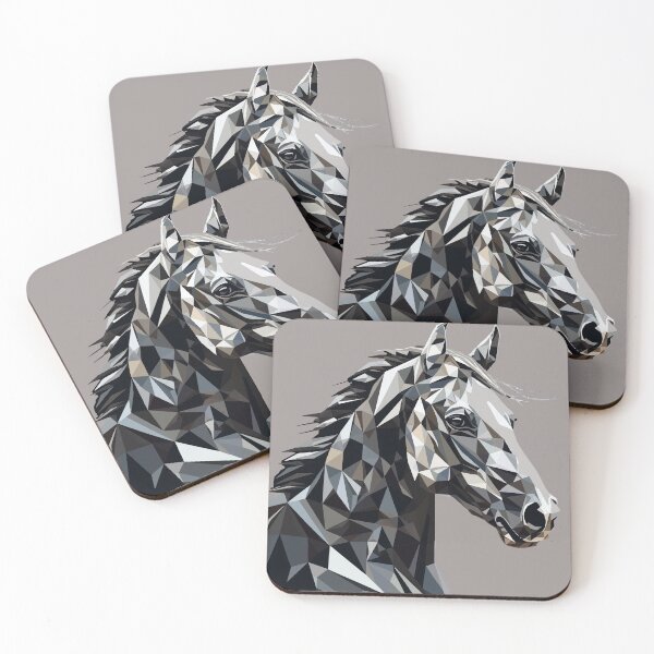 Item preview, Noble horse in abstract art designed and sold by Andrea-Design.