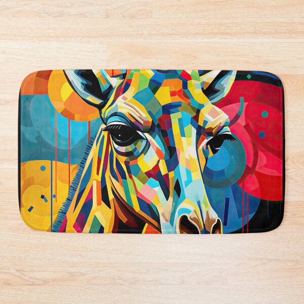 Item preview, Simplistic & Minimalistic African Giraffe Art Collection designed and sold by ArtificialGenes.
