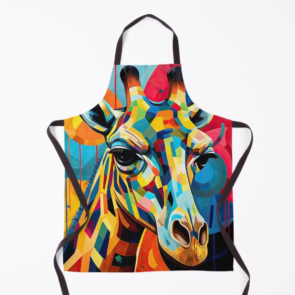 Item preview, Simplistic & Minimalistic African Giraffe Art Collection designed and sold by ArtificialGenes.