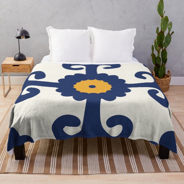 Item preview, Mexican Talavera Classic Tile - Valencia - Blue designed and sold by elizdesign.