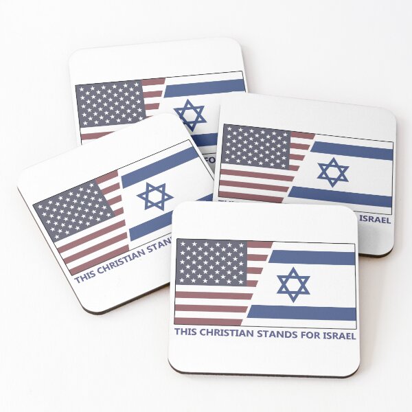 Item preview, This Christian stands for Israel (flag) designed and sold by WideIsTheGate.