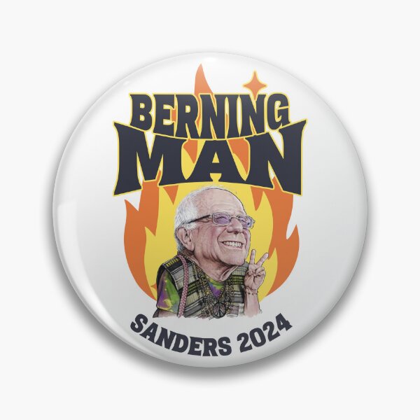 Item preview, Hombre de Berning Bernie Sanders designed and sold by Gildenburg.